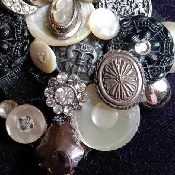 Holiday & Seasonal :: Christmas Assemblage bracelet  Ornamental Assemblage Art Brooch